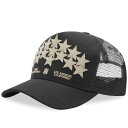 アミリ レザー トラッカー 黒色 ブラック メンズ 【 AMIRI LEATHER STAR TRUCKER HAT / BLACK 】 バッグ キャップ 帽子 メンズキャップ 帽子 キャップ