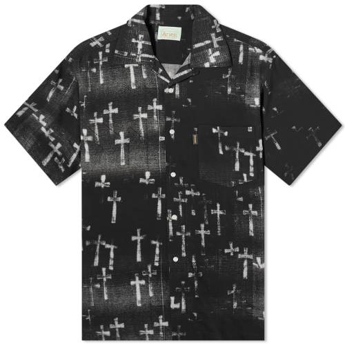 A[Y F ubN Y y ARIES GRAVEYARD VACATION SHIRT / BLACK z Yt@bV gbvX