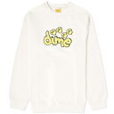 クルー スウェット スウェットトレーナー メンズ 【 DIME PAWZ CHENILLE CREW SWEAT / BONE 】 メンズファッション トップス