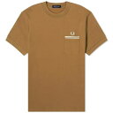 フレッドペリー ジャージ メンズ フレッドペリー ジャージー Tシャツ メンズ 【 FRED PERRY FRED PERRY LOOPBACK JERSEY T-SHIRT / SHADED STONE 】 メンズファッション トップス カットソー