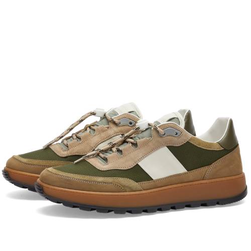 C Xj[J[ I[u Y y COLLEGIUM PILLAR TRAIL SNEAKER / OLIVE z