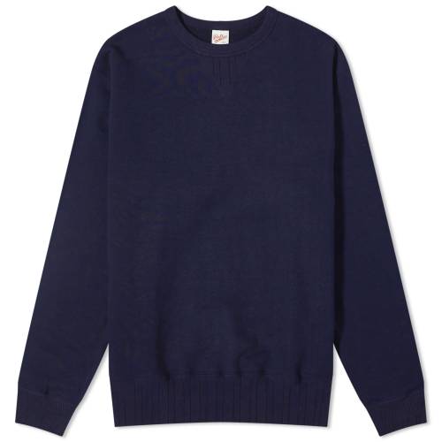 ベルバシーン チューブラ クルー スウェット 紺色 ネイビー スウェットトレーナー メンズ 【 VELVA SHEEN VELVA SHEEN MADE IN JAPAN TUBULAR CREW SWEAT / NAVY 】 メンズファッション トップス