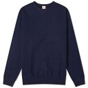 ベルバシーン チューブラ クルー スウェット 紺色 ネイビー スウェットトレーナー メンズ 【 VELVA SHEEN VELVA SHEEN MADE IN JAPAN TUBULAR CREW SWEAT / NAVY 】 メンズファッション トップス