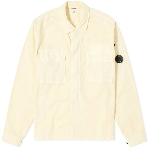 シーピーカンパニー シェル C.P. メンズ 【 C.P. COMPANY COMPANY GABARDINE SHIRT / PISTACHIO SHELL 】 メンズファッション トップス