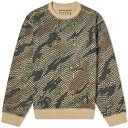 マハリシ カモ柄 クルー スウェットシャツ トレーナー ウッドランド スウェットトレーナーSHIRT メンズ 【 MAHARISHI ORGANIC CAMO CREW SWEATSHIRT / WOODLAND 】 メンズファッション トップス