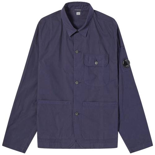 V[s[Jpj[ C.P. Y y C.P. COMPANY COMPANY POPELINE WORKWEAR SHIRT / TOTAL ECLIPSE z Yt@bV gbvX