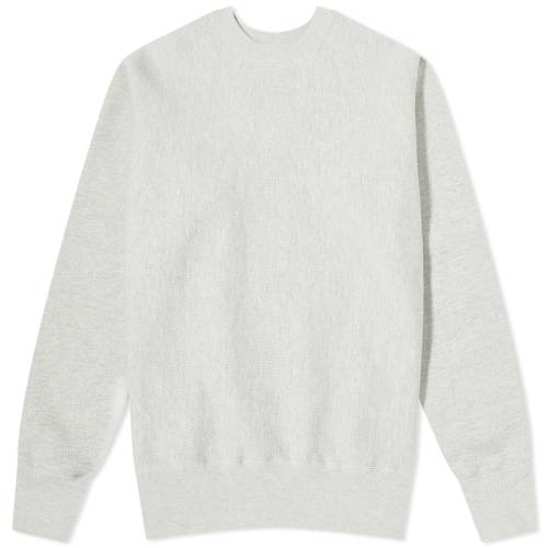 チャンピオン クルー スウェット 銀色 シルバー 灰色 グレー スウェットトレーナー メンズ 【 CHAMPION MADE IN JAPAN CREW SWEAT / SILVER GREY 】 メンズファッション トップス ニット セーター