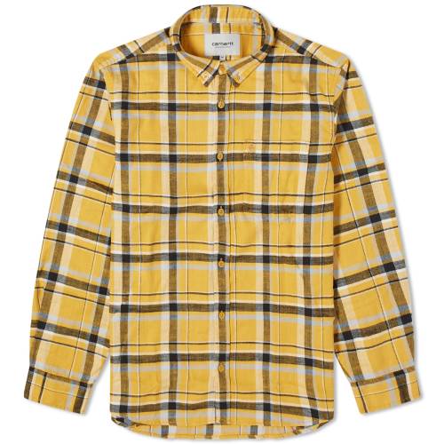 J[n[g _u[ACs[ Y y CARHARTT WIP CARHARTT WIP SWENSON CHECK SHIRT / SUNRAY z Yt@bV gbvX