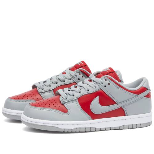 iCL _N  bh F Vo[ F zCg _N[ & Xj[J[ Y y NIKE DUNK LOW QS / VARSITY RED SILVER & WHITE z