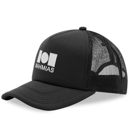 ロゴ トラッカー キャップ キャップ 帽子 黒色 ブラック メンズ 【 NAHMIAS LOGO TRUCKER CAP / BLACK 】 バッグ メンズキャップ 帽子