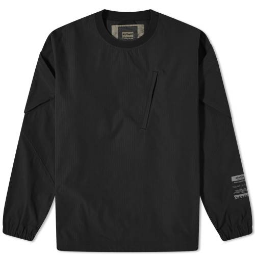 【★スーパーSALE★6/11深夜2時迄】黒色 ブラック SOLOTEX? メンズ 【 POLIQUANT X WILDTHINGS COMMON UNIFORM PULLOVER / BLACK 】 メンズファッション トップス スウェット トレーナー