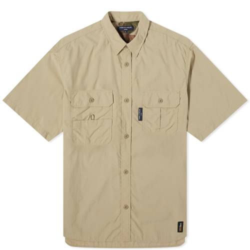 RfM\ I iC X[u x[W GAR?ONS  Y y COMME DES GAR?ONS HOMME COMME DES HOMME NYLON DOUBLE POCKET SHORT SLEEVE SHI / BEIGE z Yt@bV gbvX