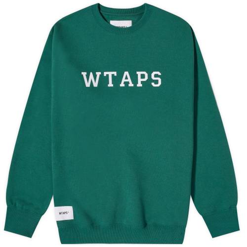 ダブルタップス クルー スウェットシャツ トレーナー 緑 グリーン メンズ 【 WTAPS 03 CREW NECK SWEATSHIRT / GREEN 】 メンズファッション トップス