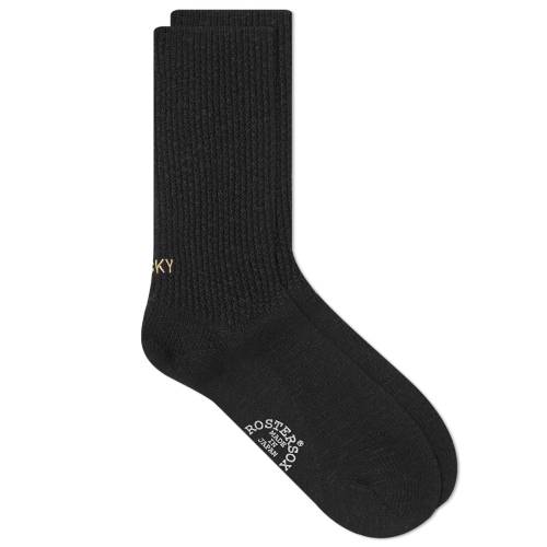 靴下 黒色 ブラック メンズ 【 ROSTERSOX TRICKY SOCKS / BLACK 】 インナー 下着 ナイトウエア レッグ
