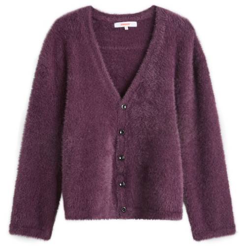 カーディガン メンズ 【 CHECKS DOWNTOWN CHECKS DOWNTOWN SHAGGY CARDIGAN / PLUM 】 メンズファッション トップス