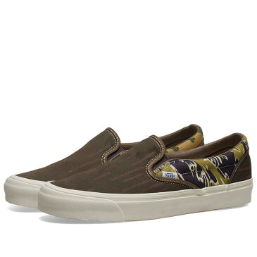 VANS VAULT バンズ スリッポン スニーカー 【 SLIPON OG LX MIXED CAMO 】 メンズ 送料無料