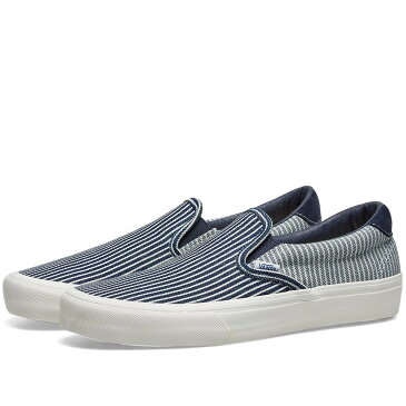 VANS VAULT バンズ スリッポン ナイト & スニーカー 【 SLIPON X MOUNT VERNON MILLS 59 VLT LX PARISIAN NIGHT MARSHMALLOW 】 メンズ 送料無料