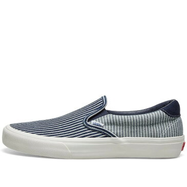 VANS VAULT バンズ スリッポン ナイト & スニーカー 【 SLIPON X MOUNT VERNON MILLS 59 VLT LX PARISIAN NIGHT MARSHMALLOW 】 メンズ 送料無料