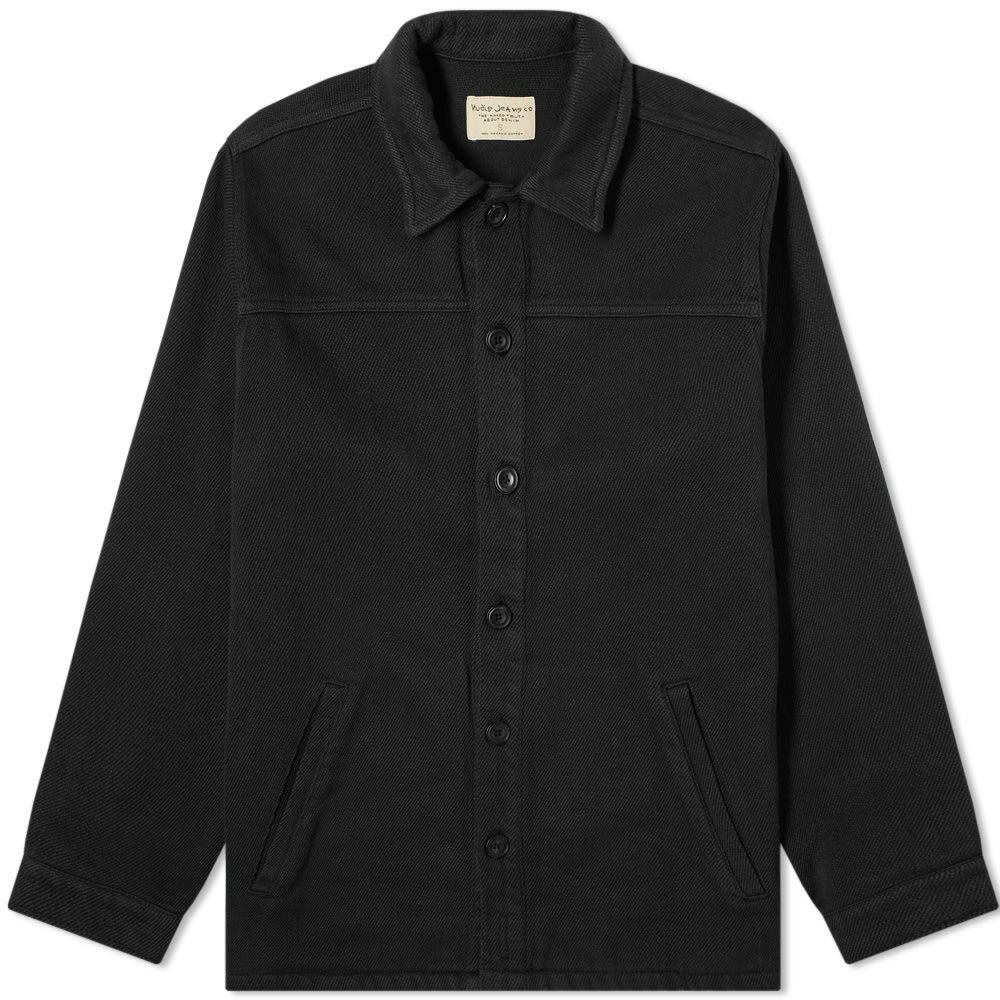 NUDIE JEANS CO メンズファッション コート ジャケット メンズ 【 Nudie Elias Twill Overshirt 】 Black