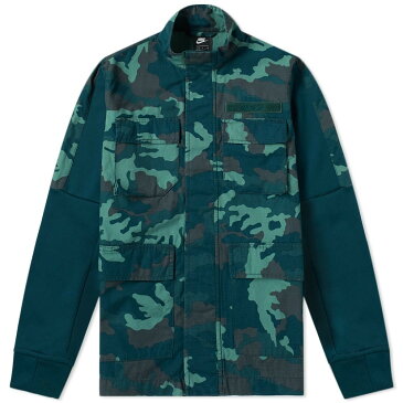 ナイキ NIKE 白 ホワイト & 【 WHITE NIKE CAMO JACKET MIDNIGHT SPRUCE 】 メンズファッション コート ジャケット