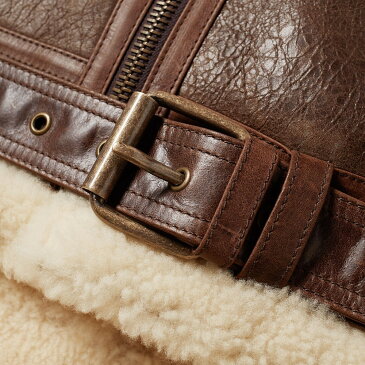 JW ANDERSON フライト 【 FLIGHT SHEARLING JACKET CHOCOLATE BROWN 】 メンズファッション コート ジャケット 送料無料