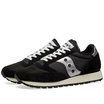 サッカニー SAUCONY サッカニー ジャズ ビンテージ ヴィンテージ 黒 ブラック 白 ホワイト & スニーカー 【 SAUCONY VINTAGE BLACK WHITE JAZZ ORIGINAL 】 メンズ スニーカー