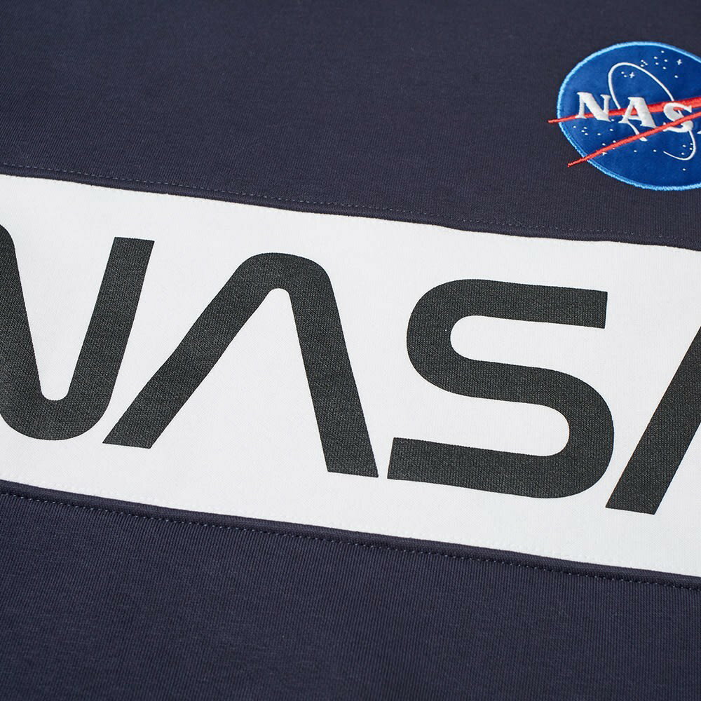 アルファ インダストリーズ ALPHA INDUSTRIES 【 NASA INLAY CREW SWEAT REPLICA BLUE 】 メンズファッション トップス スウェット トレーナー 送料無料