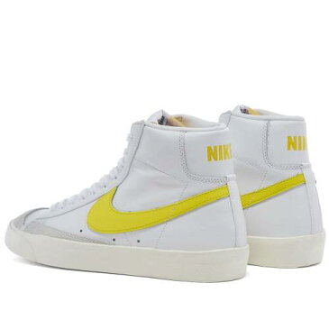 ナイキ NIKE ブレーザー ブレイザー ミッド ビンテージ ヴィンテージ スニーカー メンズ 【 Blazer Mid 77 Vintage 】 White & Optic Yellow