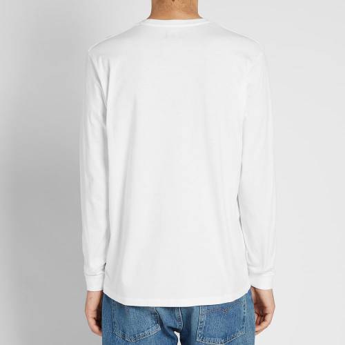 エドウイン スリーブ Tシャツ 白色 ホワイト 長袖 メンズ 【 SLEEVE EDWIN JAPANESE SUN TEE WHITE 】
