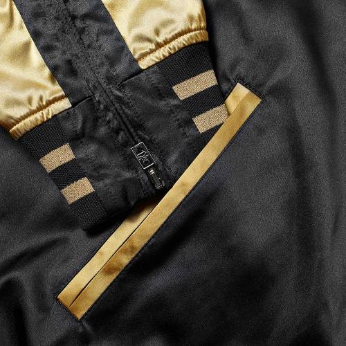 MASTERMIND WORLD 黒 ブラック & 【 BLACK MASTERMIND WORLD SKULL SOUVENIR JACKET GOLD 】 メンズファッション コート ジャケット