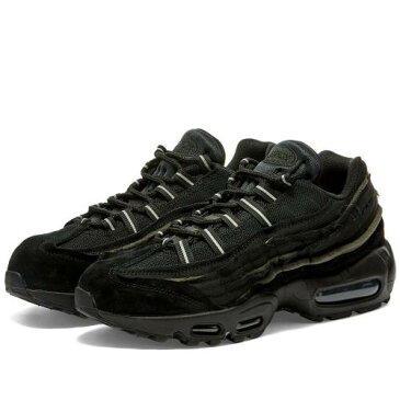 COMME DES GARçONS HOMME エア マックス 黒 ブラック GARçONS スニーカー 【 AIR BLACK COMME DES HOMME X NIKE MAX 95 W 】