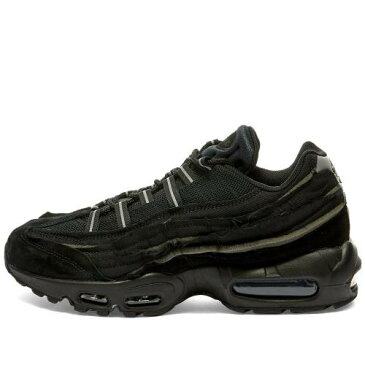 COMME DES GARçONS HOMME エア マックス 黒 ブラック GARçONS スニーカー 【 AIR BLACK COMME DES HOMME X NIKE MAX 95 W 】