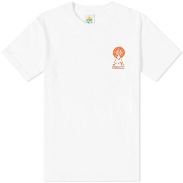 HIKERDELIC Tシャツ 白 ホワイト 【 WHITE HIKERDELIC KEYHOLE TEE 】 メンズファッション トップス Tシャツ カットソー