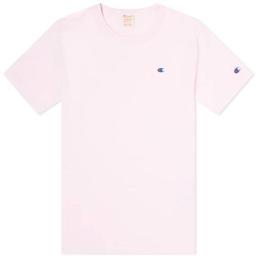 CHAMPION REVERSE WEAVE チャンピオン リベンジ ロゴ Tシャツ ピンク 【 PINK CHAMPION REVERSE WEAVE CHEST LOGO TEE BABY 】 メンズファッション トップス Tシャツ カットソー