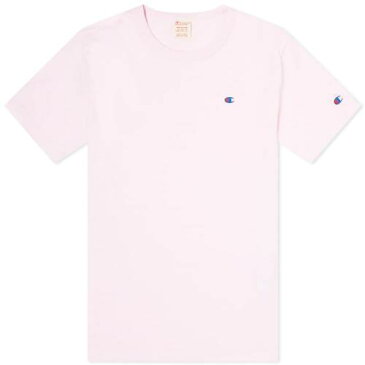 CHAMPION REVERSE WEAVE チャンピオン リベンジ ロゴ Tシャツ ピンク 【 PINK CHAMPION REVERSE WEAVE CHEST LOGO TEE BABY 】 メンズファッション トップス Tシャツ カットソー