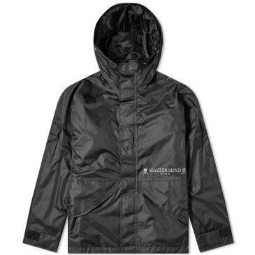 MASTERMIND WORLD 黒 ブラック 【 BLACK MASTERMIND WORLD QUILTED SKULL MOUNTAIN PARKA 】 メンズファッション コート ジャケット