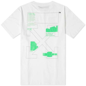 OFF-WHITE Tシャツ 白 ホワイト 【 WHITE OFFWHITE ARCH SHAPES TEE BRILLIANT 】 メンズファッション トップス Tシャツ カットソー