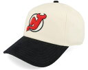 アメリカンニードル American Needle 【 New Jersey Devils Burnett Cream/Black Adjustable - W...