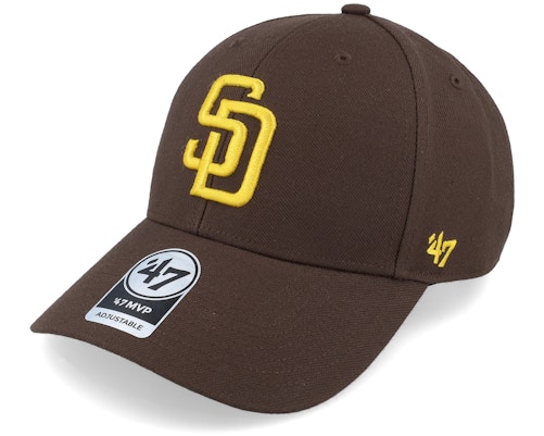 フォーティーセブンブランド 47 Brand 【 San Diego Padres Brand Mvp Brown Adjustable - 】 パドレス 茶色 ブラウン バッグ 小物 ブランド雑貨 帽子 メンズ帽子 キャップ