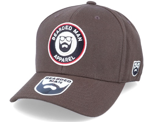 Bearded Man 【 3D Logo Patch 110 Brown Adjustable - 】 ロゴ 茶色 ブラウン バッグ 小物 ブランド雑貨 帽子 メンズ帽子 キャップ
