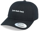 Hatstore 【 X Kevin Bang - Wat Duh Fak Curved Black Adjustable 】 ケビン 黒色 ブラック バッグ 小物 ブランド雑貨 帽子 メンズ帽子 キャップ(4)