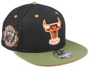 【★Fashion THE SALE★7/12午前10時迄】ミッチェル&ネス Mitchell & Ness 【 Chicago Bulls Take Flight Black/Green Fitted - 】 シカゴ ブルズ Flight フライト バッグ 小物 ブランド雑貨 帽子 メンズ帽子 キャップ