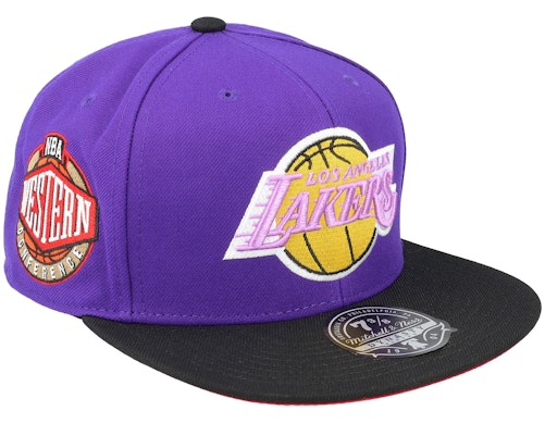 ミッチェル&ネス Mitchell & Ness 【 Los Angeles Lakers Coast2Coast Purple/Black Fitted - 】 Lakers レイカーズ バッグ 小物 ブランド雑貨 帽子 メンズ帽子 キャップ