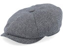 【★スーパーSALE★6/11午前2時迄】ステットソン Stetson 【 Hatteras Wool Anthracit/Black Flat Cap - 】...