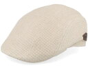 Mjm Hats 【 Maddy 41 Organic Linen/Silk/Cotton Beige Flat Cap - 】 ベージュ キャップ 帽子 バッグ 小物 ブランド雑貨 帽子 メンズ帽子 キャップ