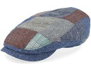 【★スーパーSALE★6/11午前2時迄】Lierys 【 Driver Patchwork Patchwork Flat Cap - 】 キャップ 帽子 バッグ 小物 ブランド雑貨 帽子 メンズ帽子 キャップ(4)