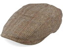 ステットソン Stetson 【 Ivy Cap Silk Beige Herringbone Flat Cap - 】 キャップ 帽子 ベージュ バッグ 小物 ブランド雑貨 帽子 メンズ帽子 キャップ