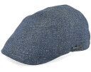 【★スーパーSALE★6/11午前2時迄】ステットソン Stetson 【 Texas Virgin Wool/Linen Blue Flat Cap - 】 ...