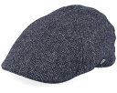 Lierys 【 Duck Cap Wool Navy Flat Cap - 】 キャップ 帽子 紺色 ネイビー キャップ 帽子 バッグ 小物 ブランド雑貨 帽子 メンズ帽子 キャップ(4)