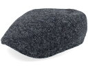 ステットソン Stetson 【 Ivy Cap Jersey Black/Charcoal Flat Cap - 】 キャップ 帽子 ジャージ バッグ 小物 ...